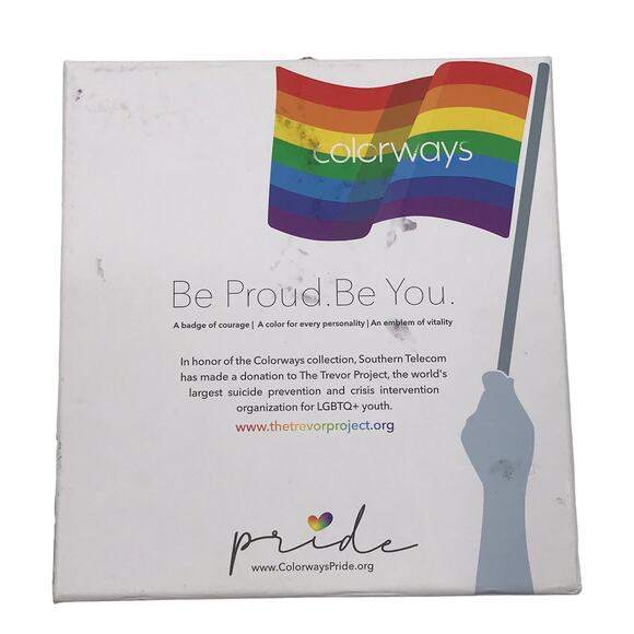 Colorways Wireless Headphones Bluetooth Pride Rainbow Red White NIB - Picture 2 of 4